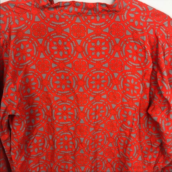 Escapada | Orange Printed Top - Picture 5 of 5